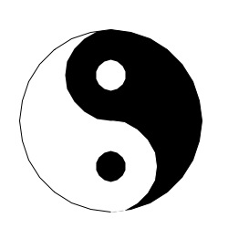 Turtle Graphics Yin Yang Symbol