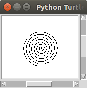 Turtle Graphics Spiral