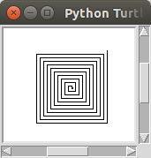 Turtle Graphics Spiral